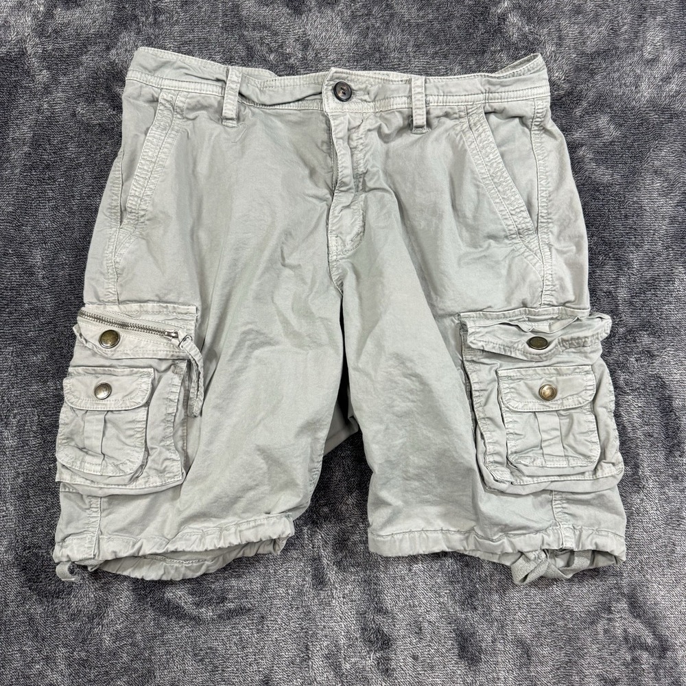 Four Steeds Womens Size 8 Cargo Shorts Beige Hiking Running Outdoor Travel Wear